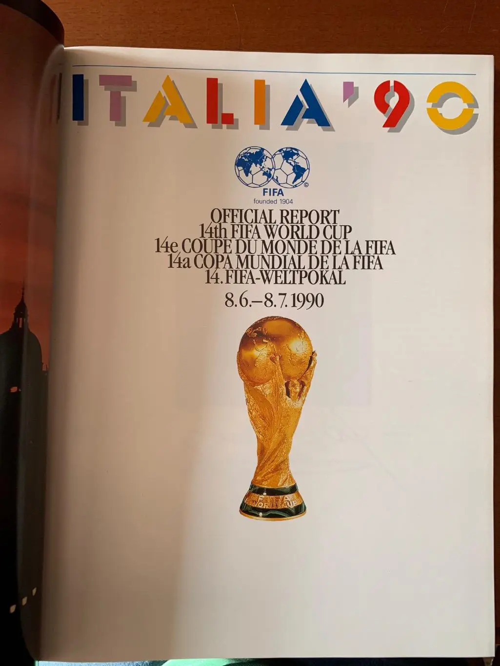 Чемпионат мира 1990-официально ФИФА 1