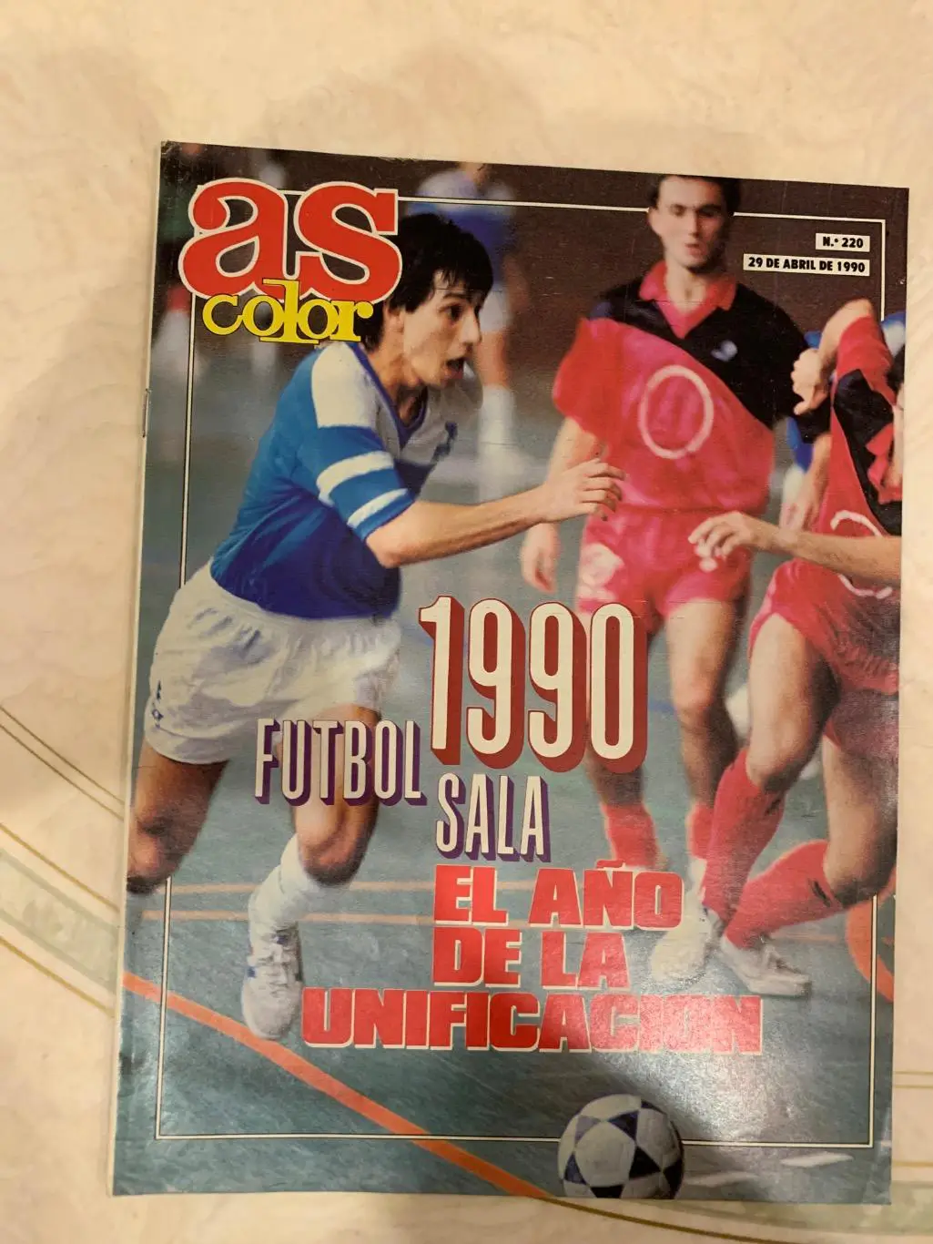 As color представление команд 1990Футзал Испания!