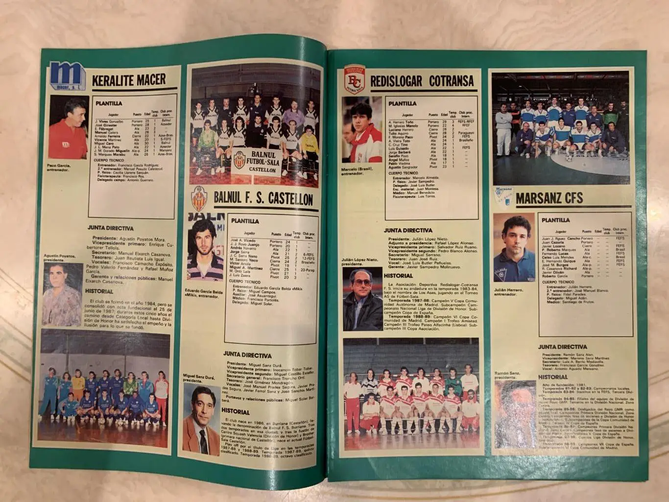 As color представление команд 1990Футзал Испания! 1