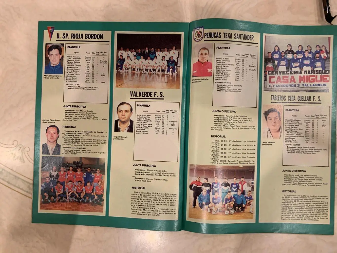 As color представление команд 1990Футзал Испания! 7