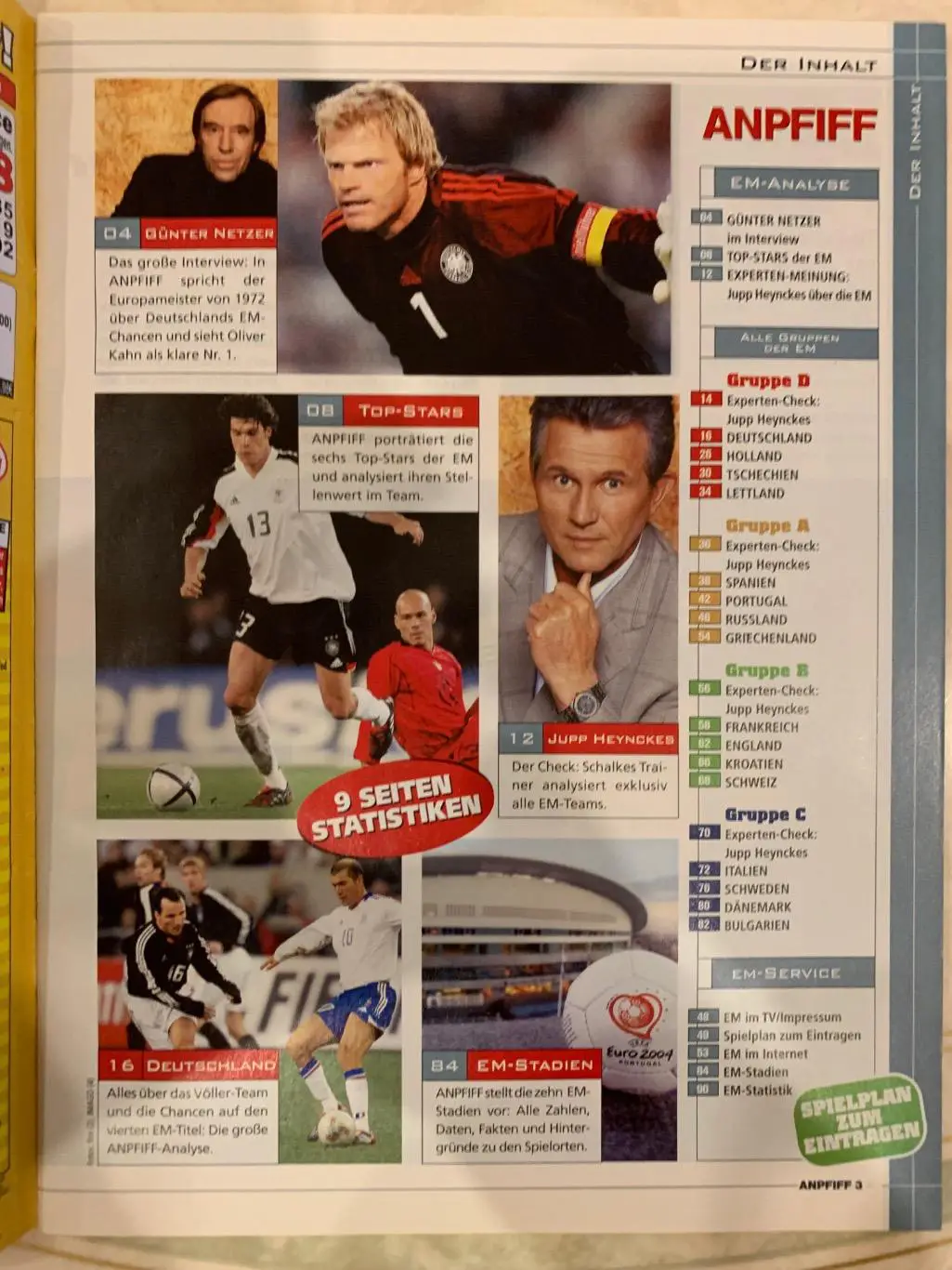 Чемпионат Европы 2004Anpfiff представление! 1
