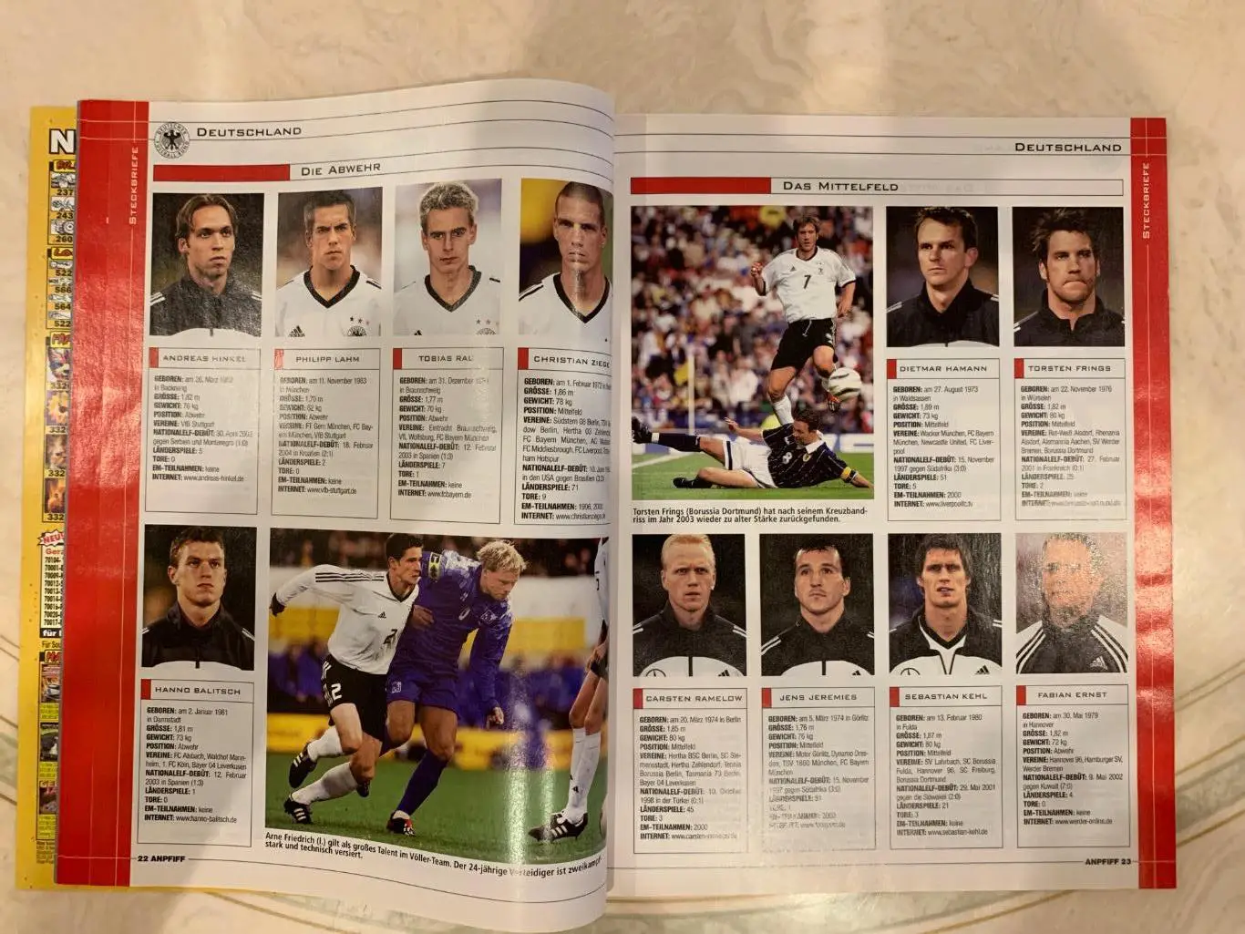 Чемпионат Европы 2004Anpfiff представление! 5