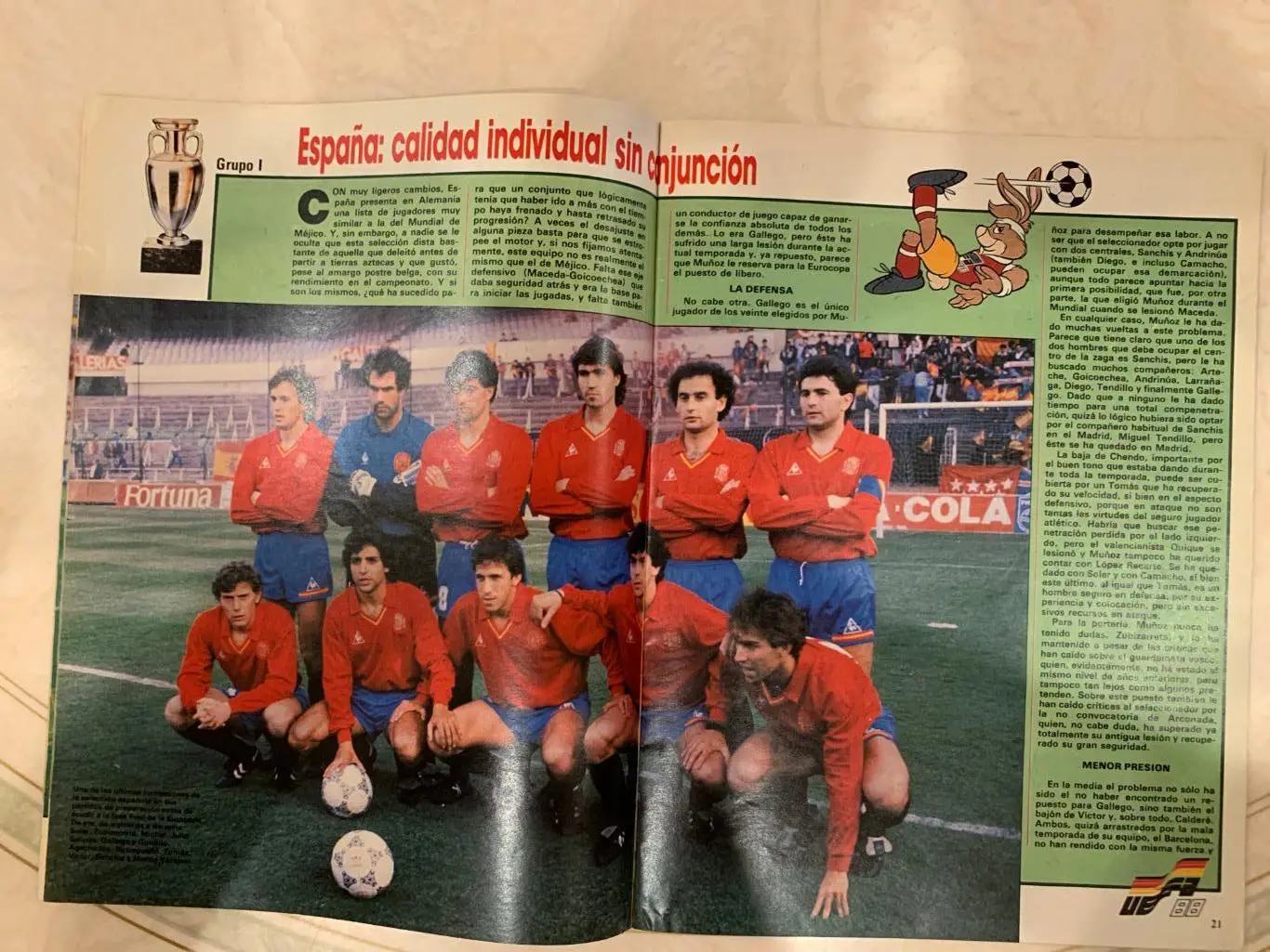 Чемпионат Европы As color 1988 представление ! 4