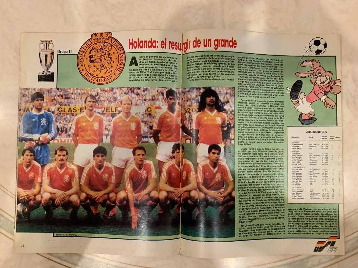 Чемпионат Европы As color 1988 представление ! 6