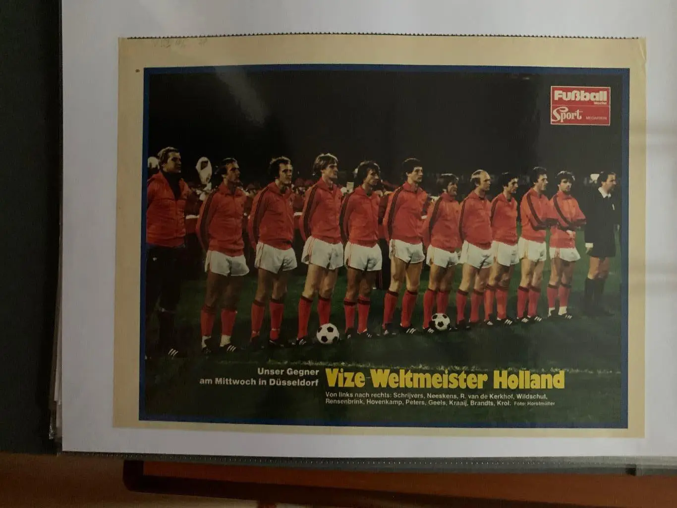 Голландия 78 фузбаль вохэ редкость!