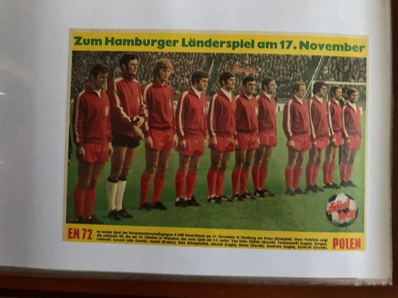Польша 76 фузбальвохэ редкость