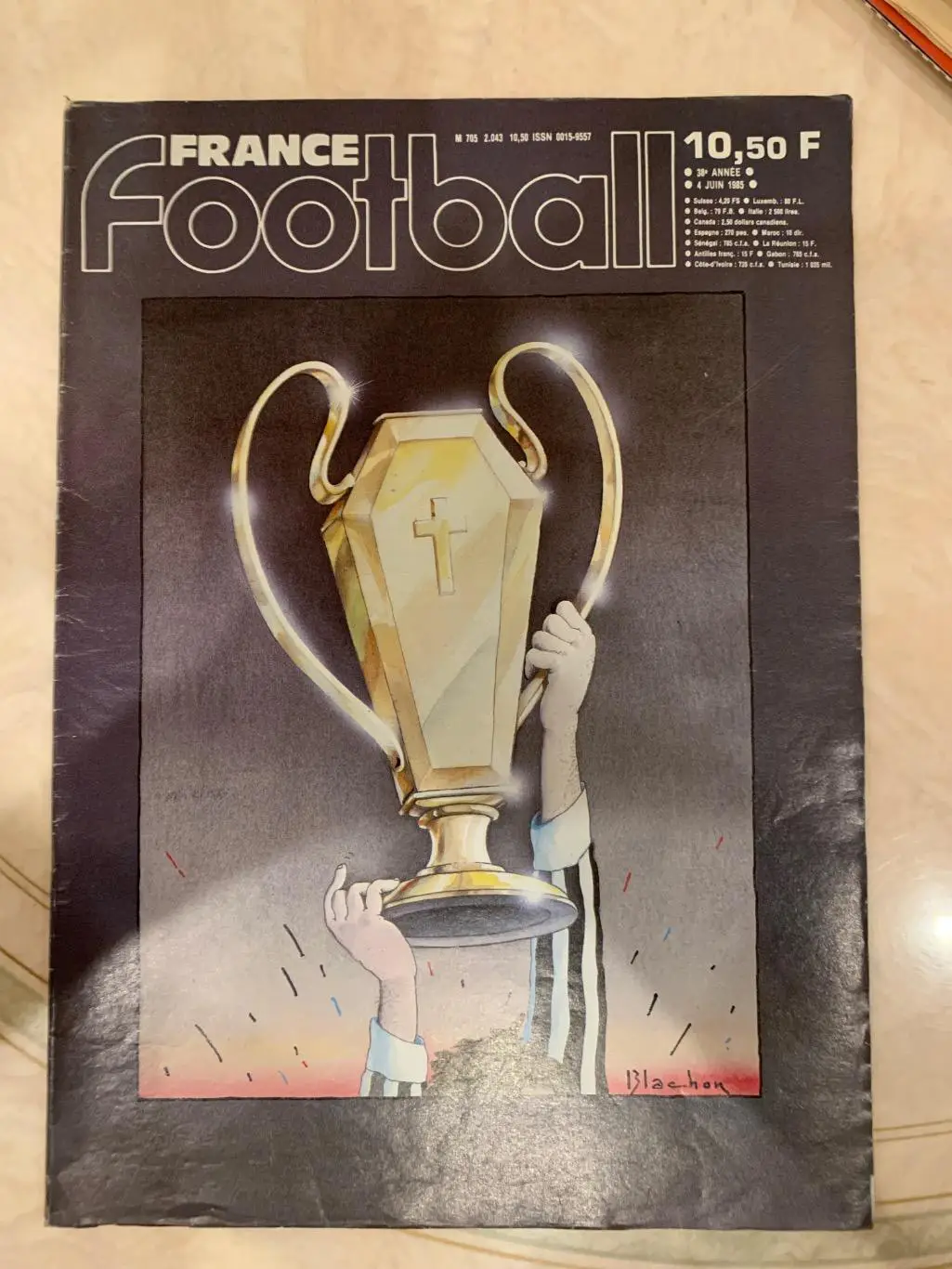 France football 705/4-6-85 кубок чемпионов