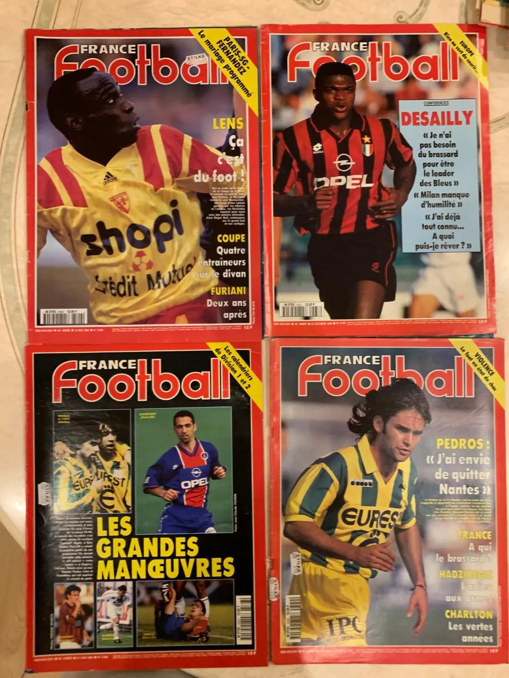 France football 10 номеров лотом