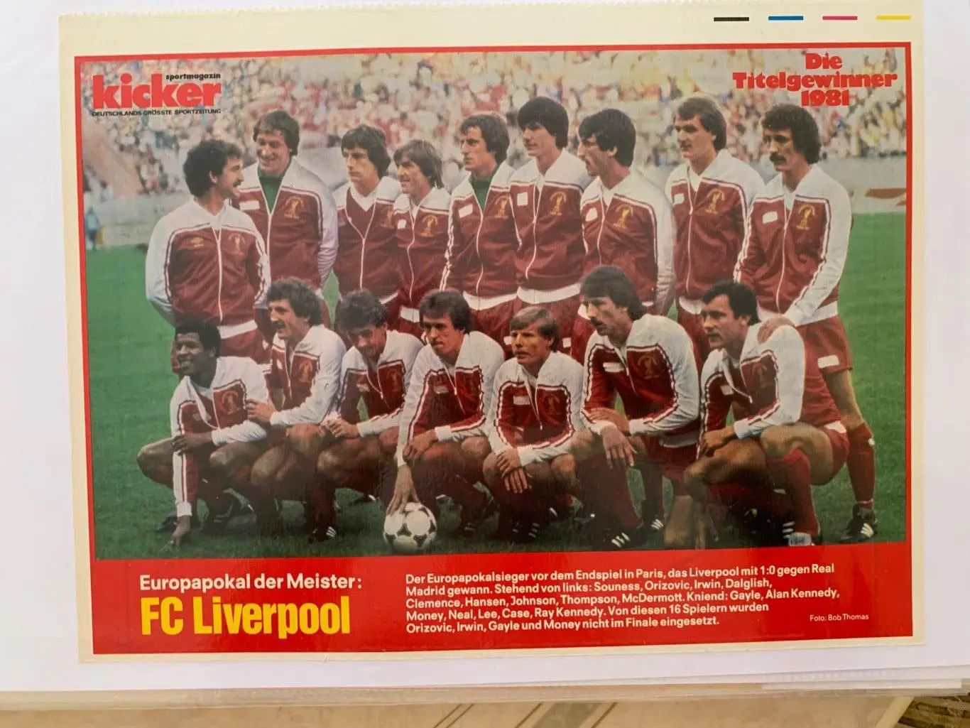 Обладатели еврокубков 8 команд Kicker редкость ! 3