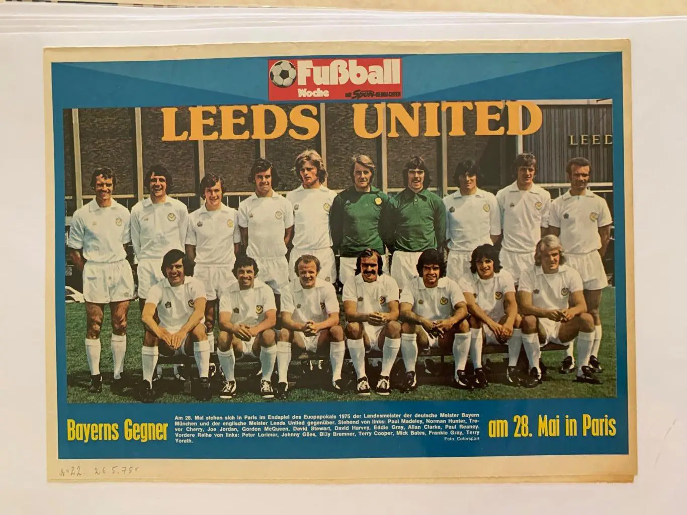 Обладатели еврокубков 8 команд Fuzball Woche редкость ! 1