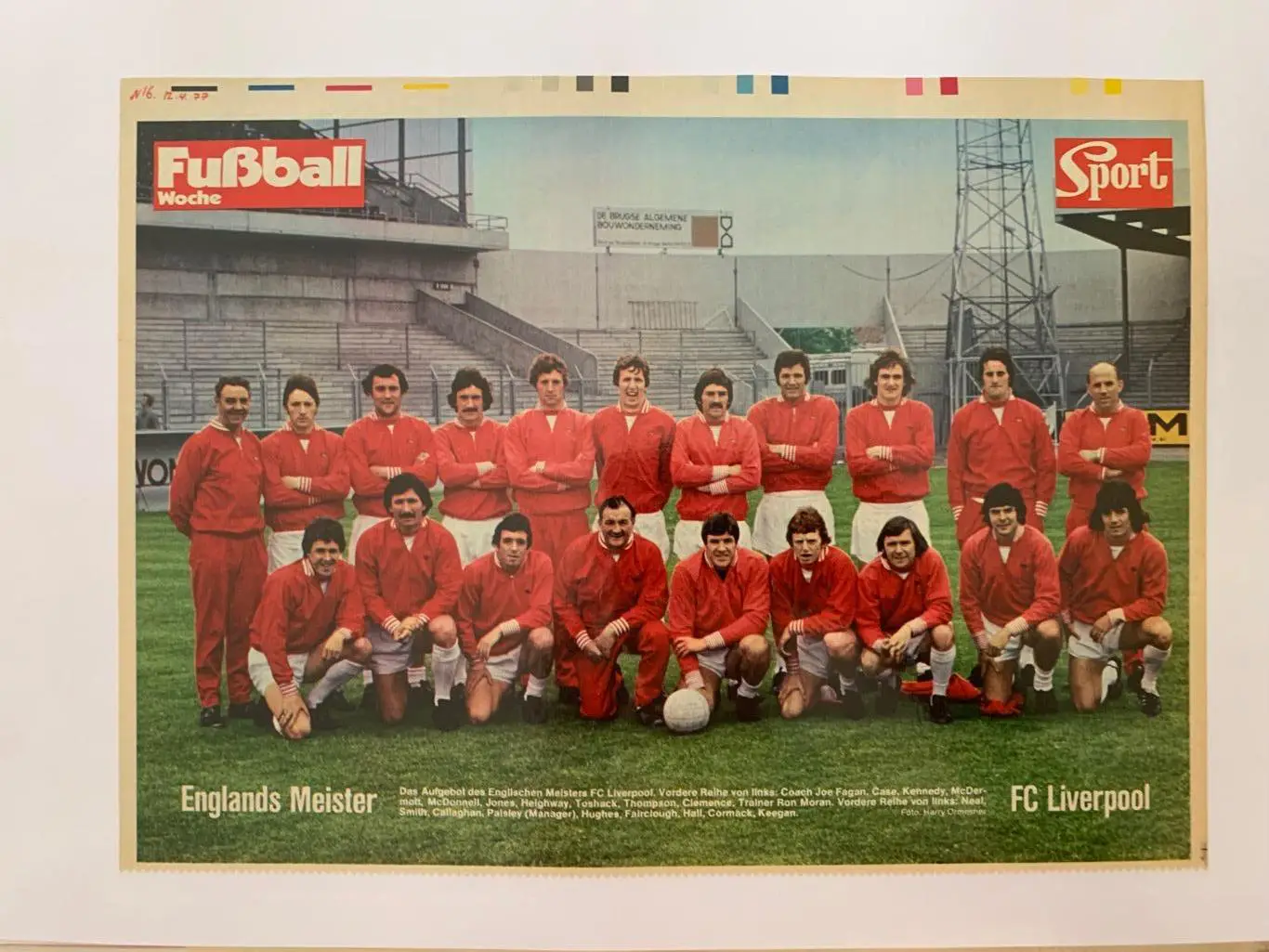 Обладатели еврокубков 8 команд Fuzball Woche редкость ! 2