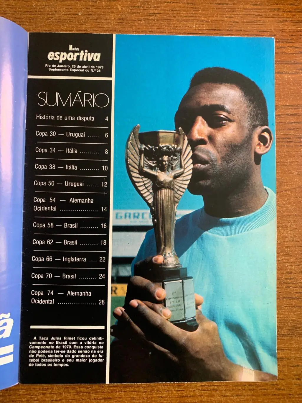 Чемпионат мира 1970 Manchete 1