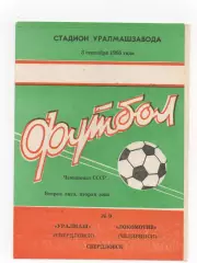 Уралмаш (Свердловск) - Локомотив (Челябинск) - 1985.