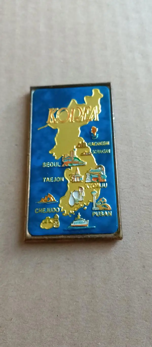 Магнит. Карта Южной Кореи