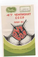 Спартак (Москва) - Шахтер (Донецк) - 1984.