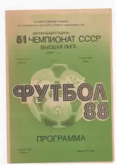 Кайрат (Алма-Ата) - Нефтчи (Баку) - 1988.