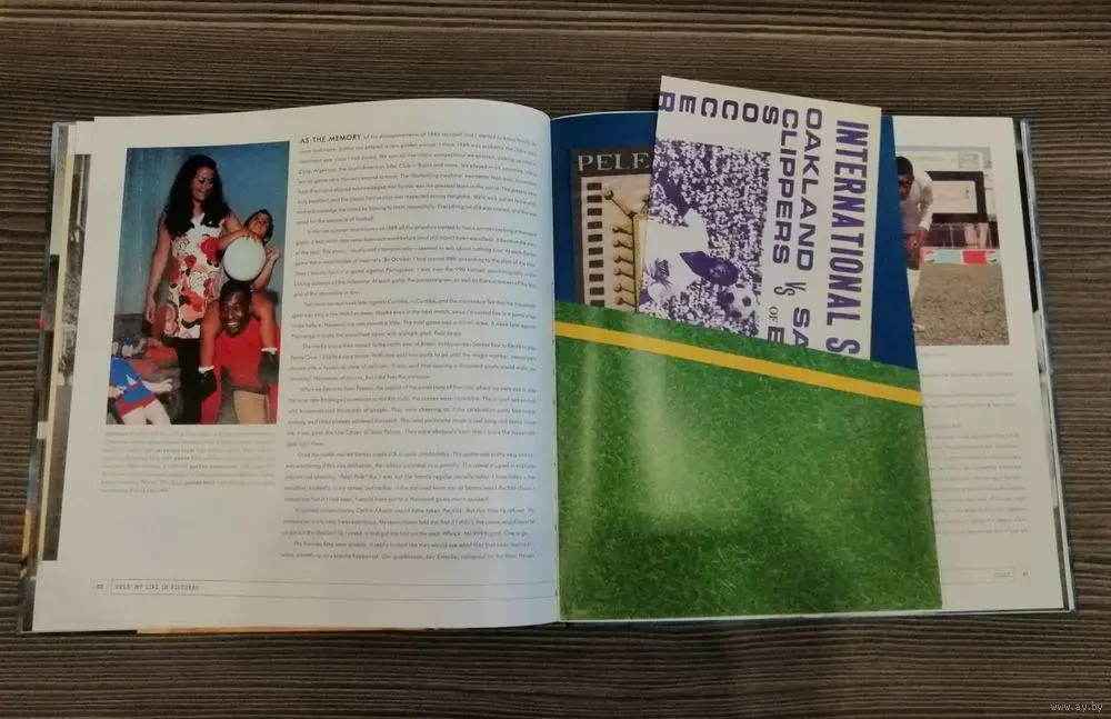 Футбол. Подарочный альбом / книга. Пеле 4