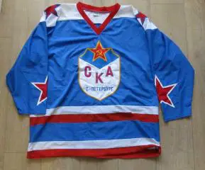 Раритет. Игровой свитер (джерси, сетка) СКА Санкт-Петербург 90-е годы