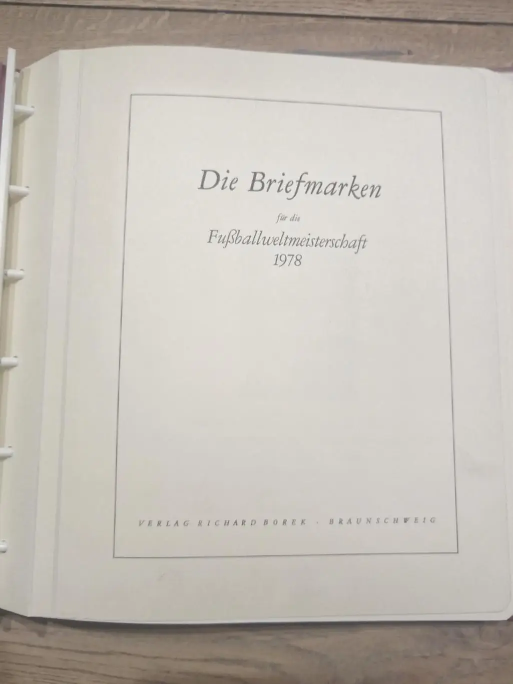 Коллекционный альбом чемпионат мира 1978 1
