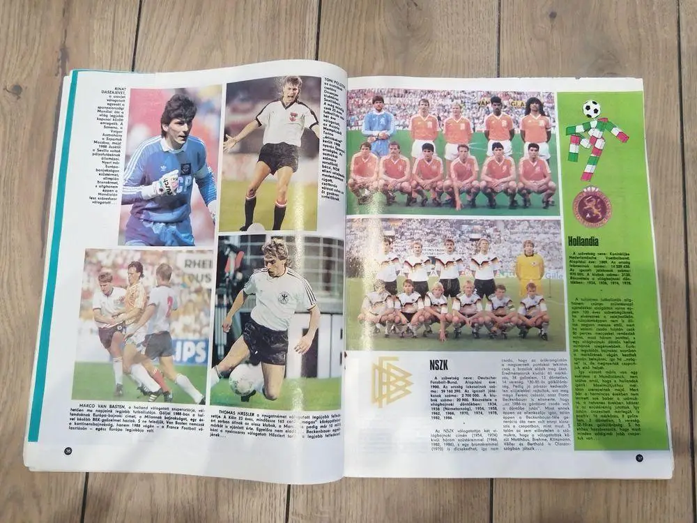 Футбол. Спецвыпуск журнала Кепеш Спорт (Kepes Sport) к чемпионату мира 1990 1