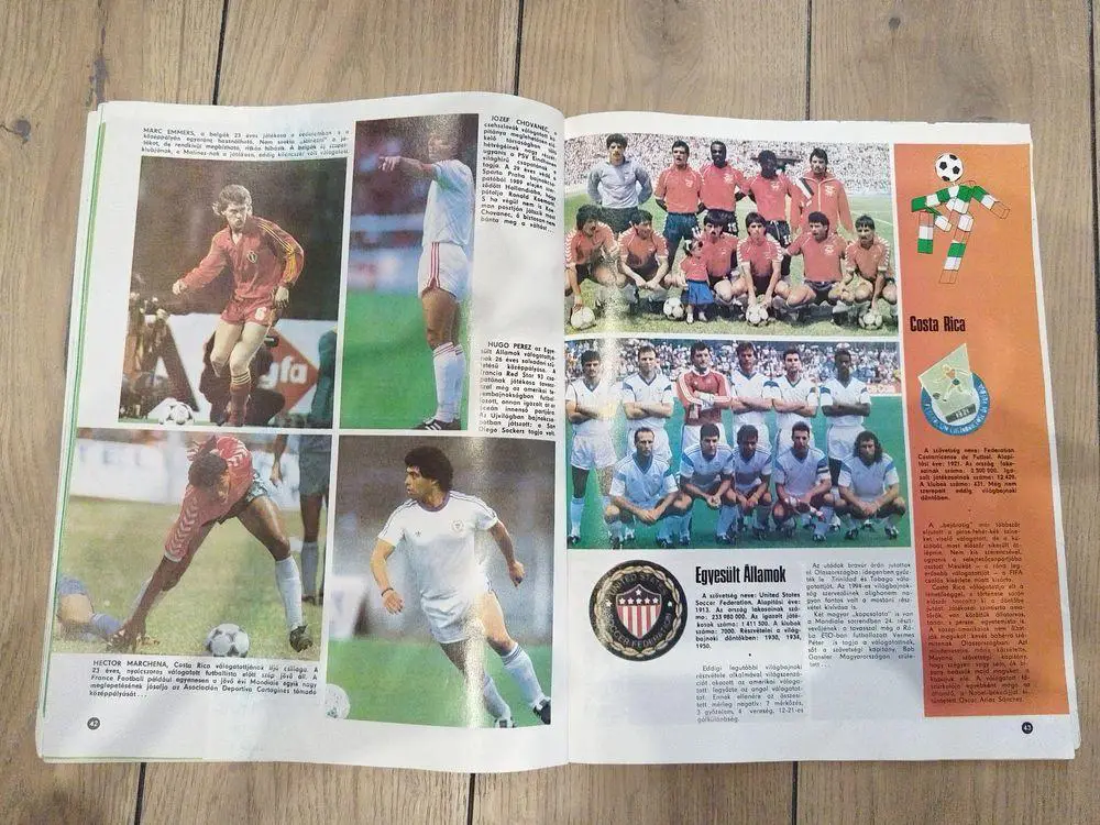Футбол. Спецвыпуск журнала Кепеш Спорт (Kepes Sport) к чемпионату мира 1990 3