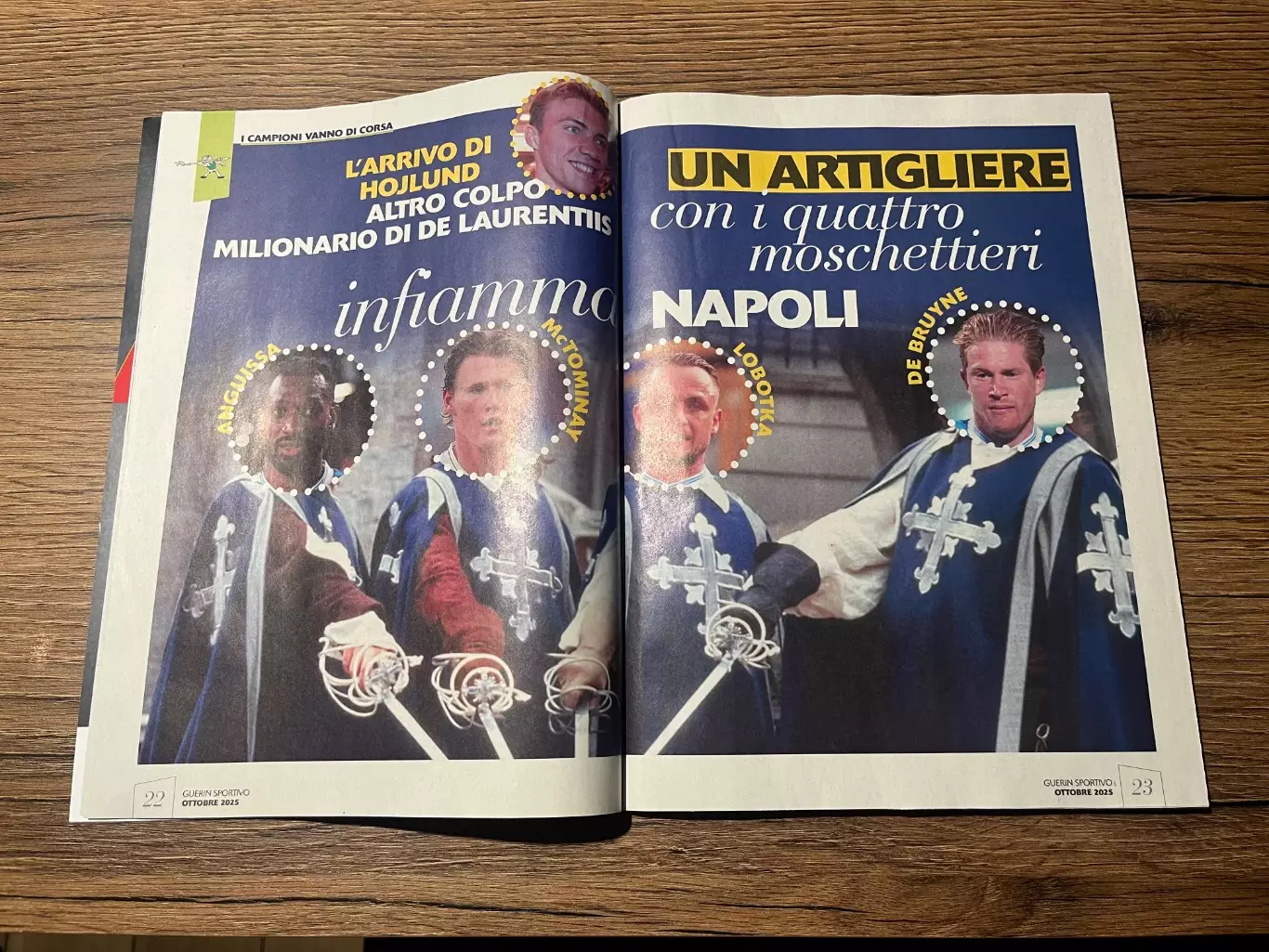 Журнал. Guerin Sportivo / Гуэрин Спортиво. Октябрь 2025. Кевин де Брюйне 1