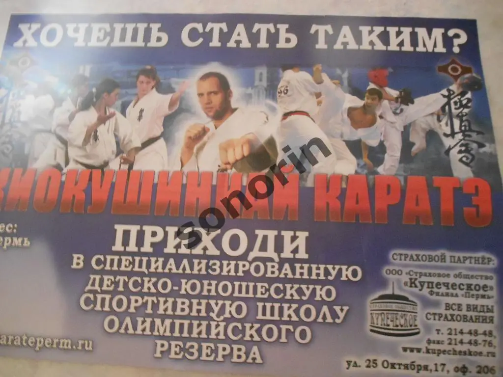 Афиша Киоушинкай каратэ Пермь