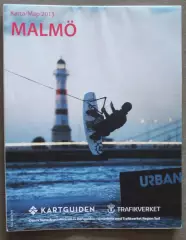 Карта Мальме (Швеция) на английском языке 2013