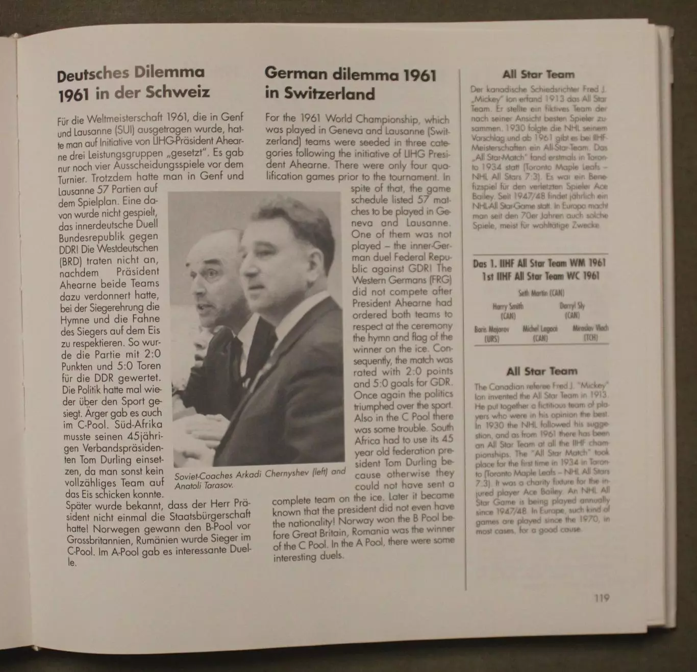 Хорст Эккерт, Эрнст Мартини 90 лет Международной федерации хоккея (ИИХФ) англ. 5