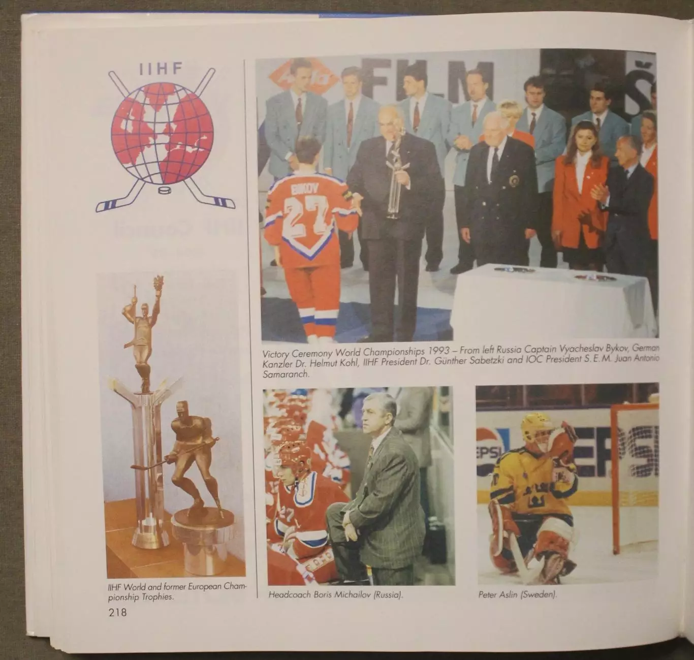 Хорст Эккерт, Эрнст Мартини 90 лет Международной федерации хоккея (ИИХФ) англ. 7