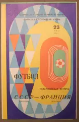 23.05.1980 сборная СССР - сборная Франция товарищеский матч