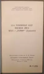 ЦСКА - Памир Душанбе 13.08.1990 КЛС