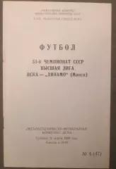 ЦСКА - Ротор Волгоград 31.03.1990 КЛС