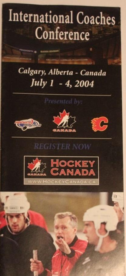 Хоккей. Международная тренерская конференция в Калгари (Альберта, Канада) 2004
