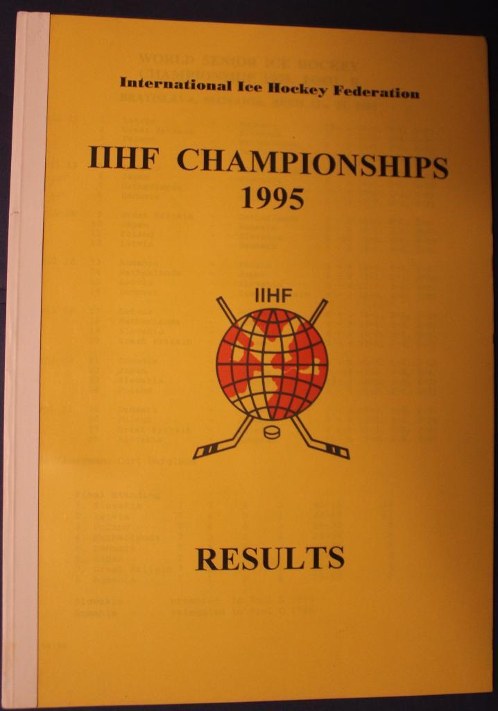 Международная федерация хоккея (ИИХФ). Результаты чемпионатов 1995