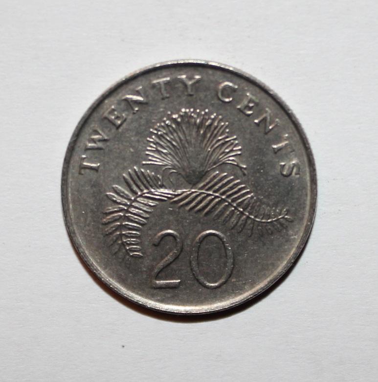 20 центов Сингапур 2006