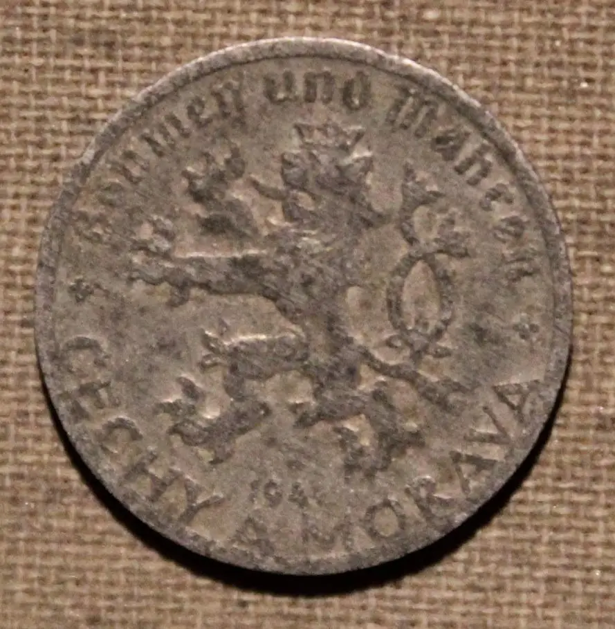 20 геллеров Богемия и Моравия 1941 лот 2 1