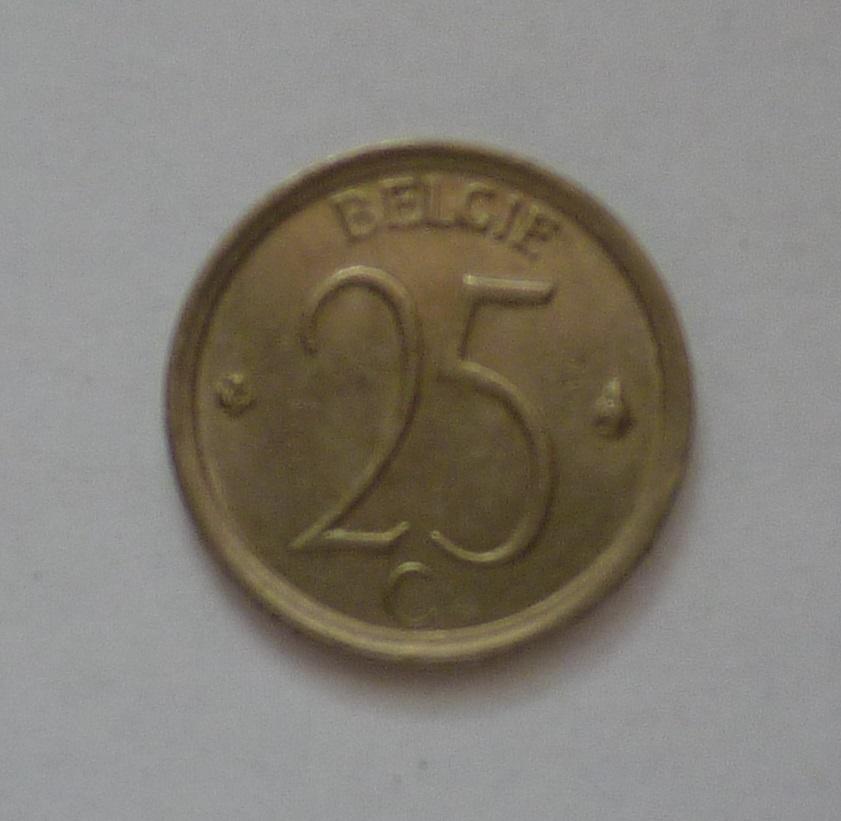 25 сантимов Бельгия 1966 (фламанд.)