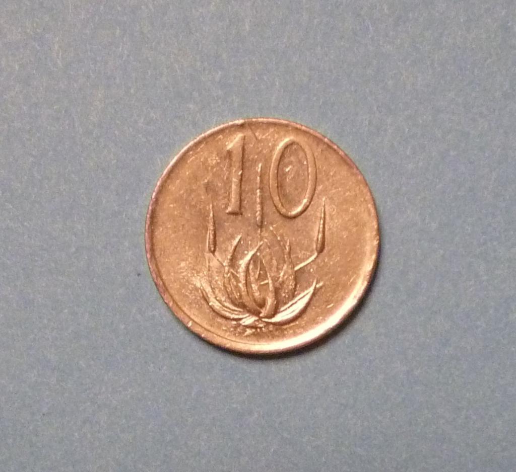 10 центов ЮАР 1984