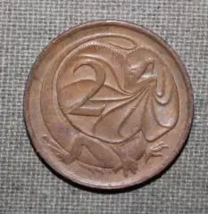 2 цента Австралия 1974