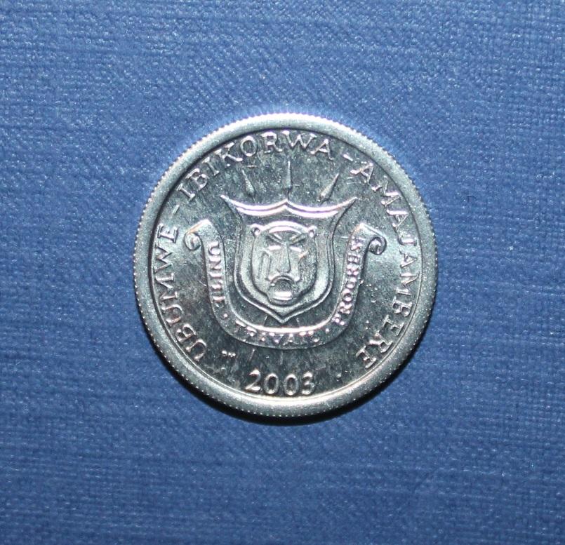 1 франк Бурунди 2003 1