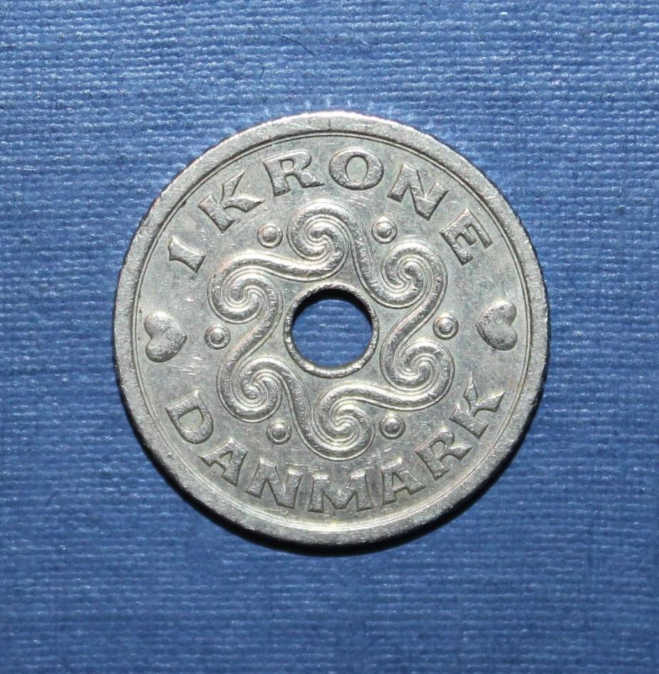 1 крона Дания 1993 1