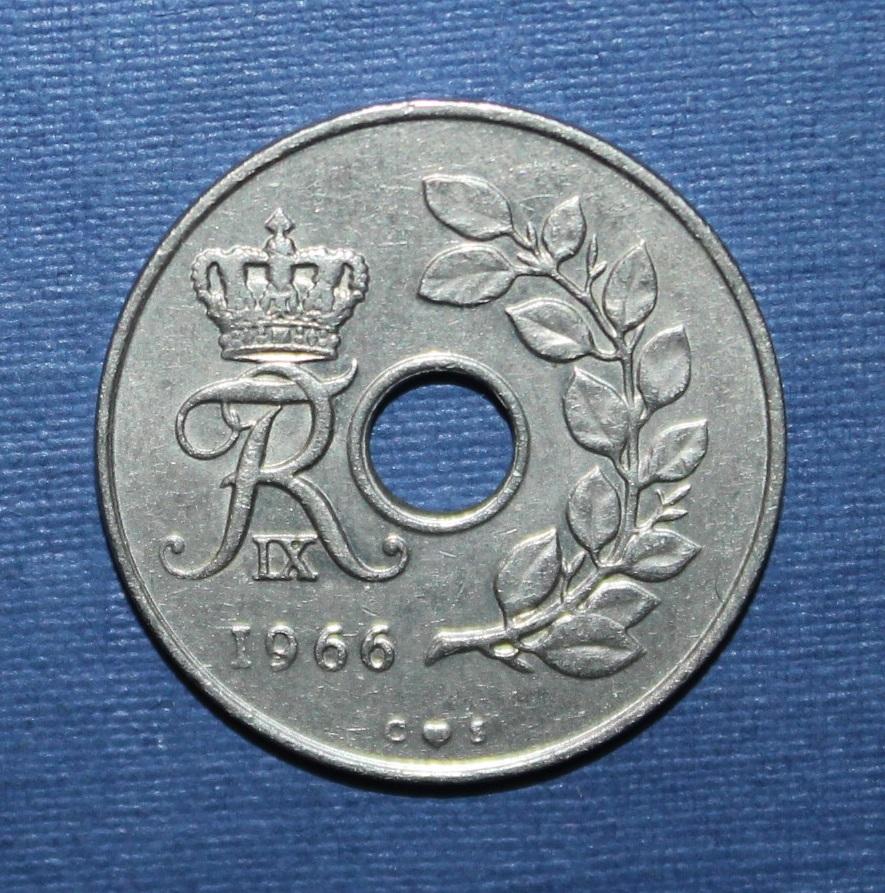 25 эре Дания 1966 1