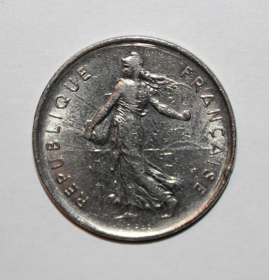 5 франков Франция 1971 1