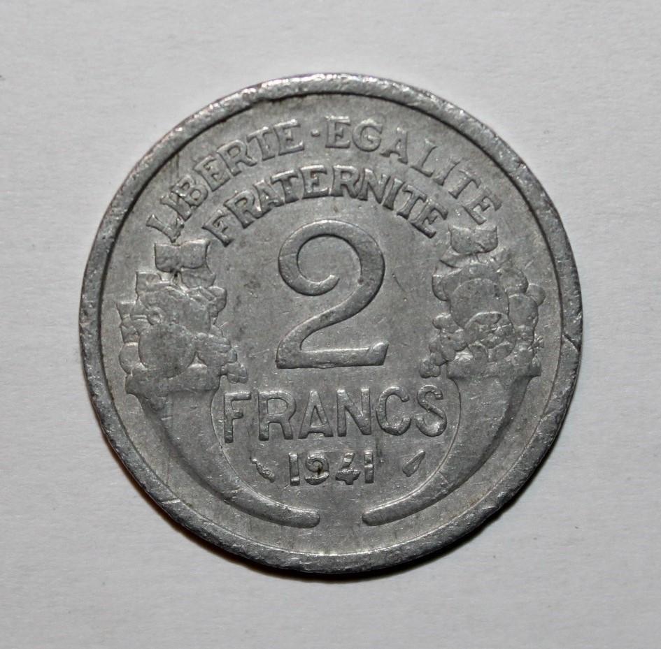 2 франка Франция 1941