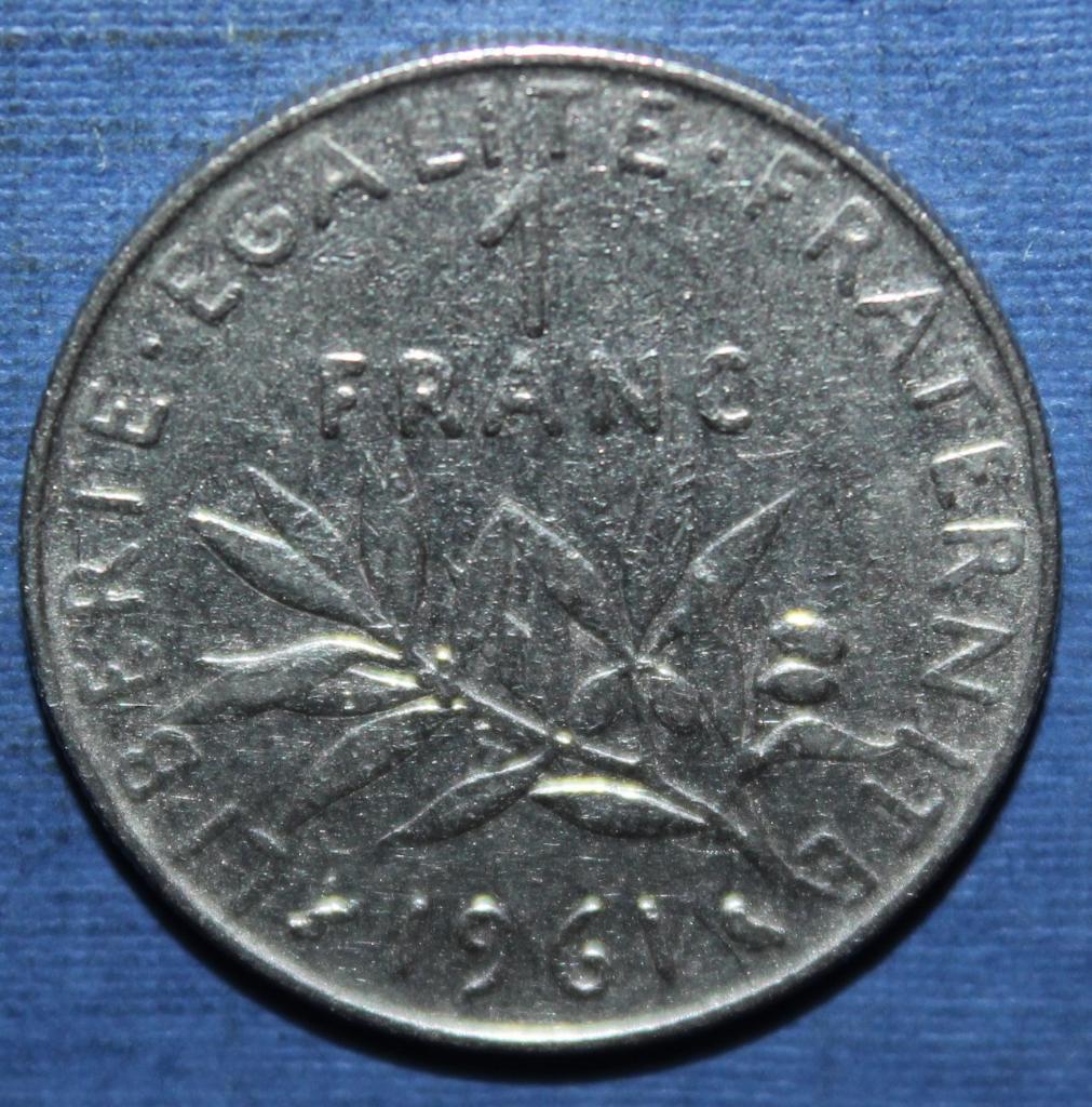 1 франк Франция 1961
