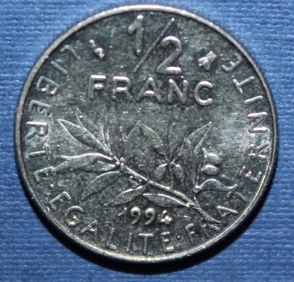 1/2 франка Франция 1994
