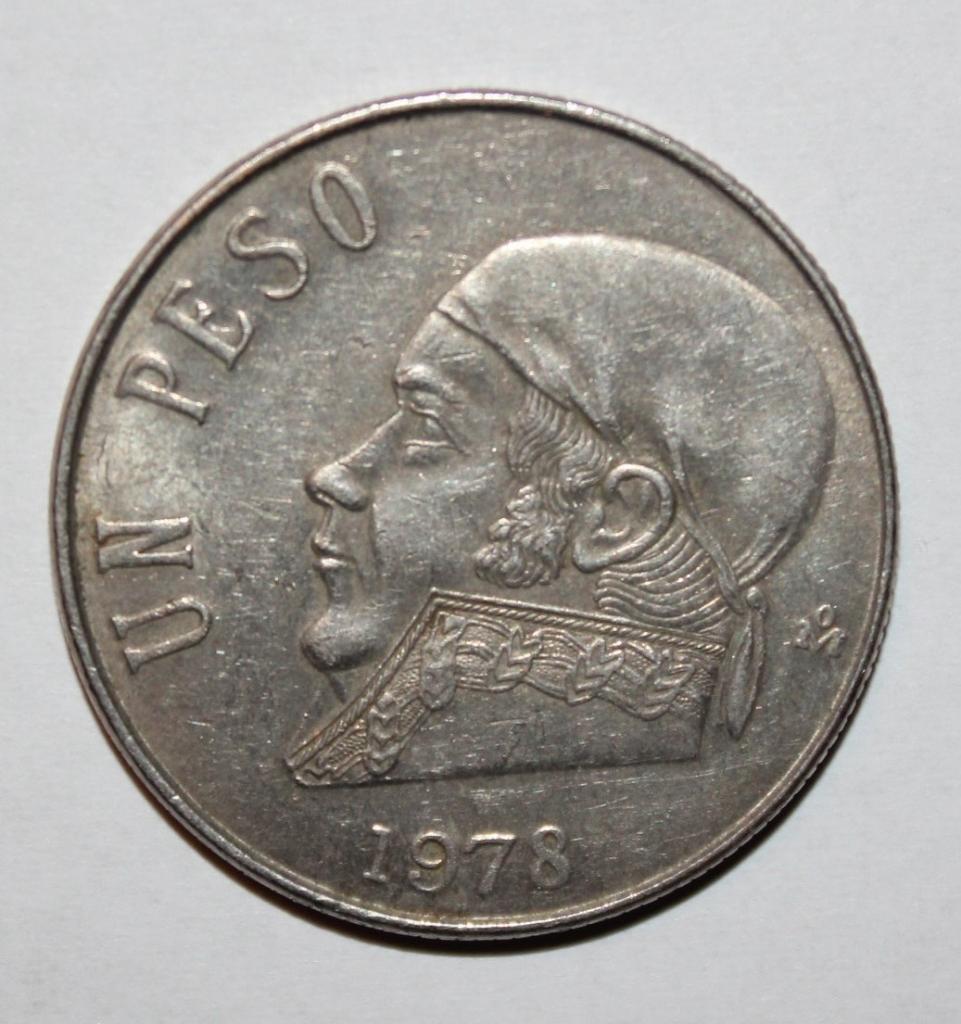 1 песо Мексика 1978