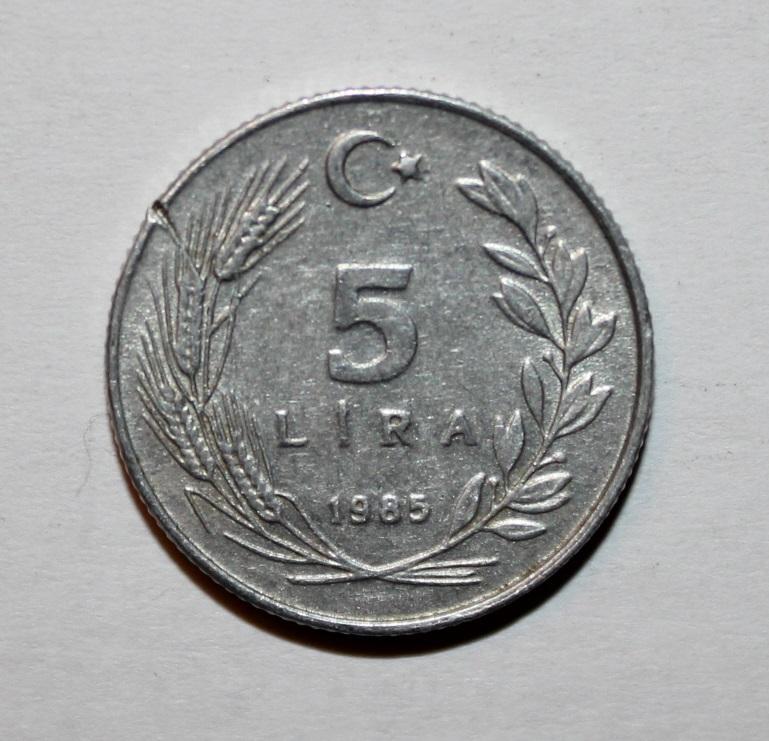 5 лир Турция 1985