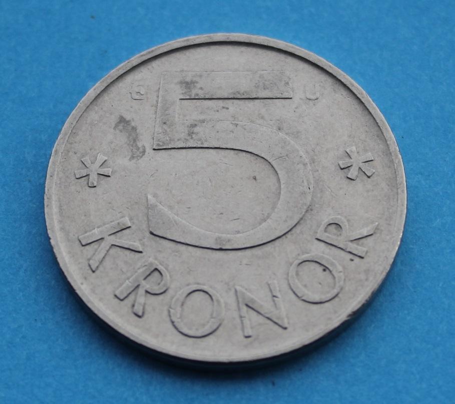 5 крон Швеция 1979